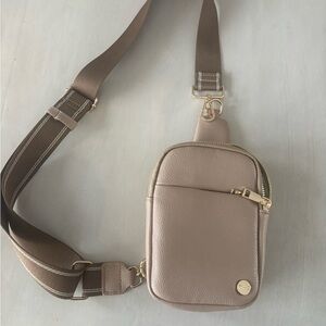 Taupe Crossbody Bag